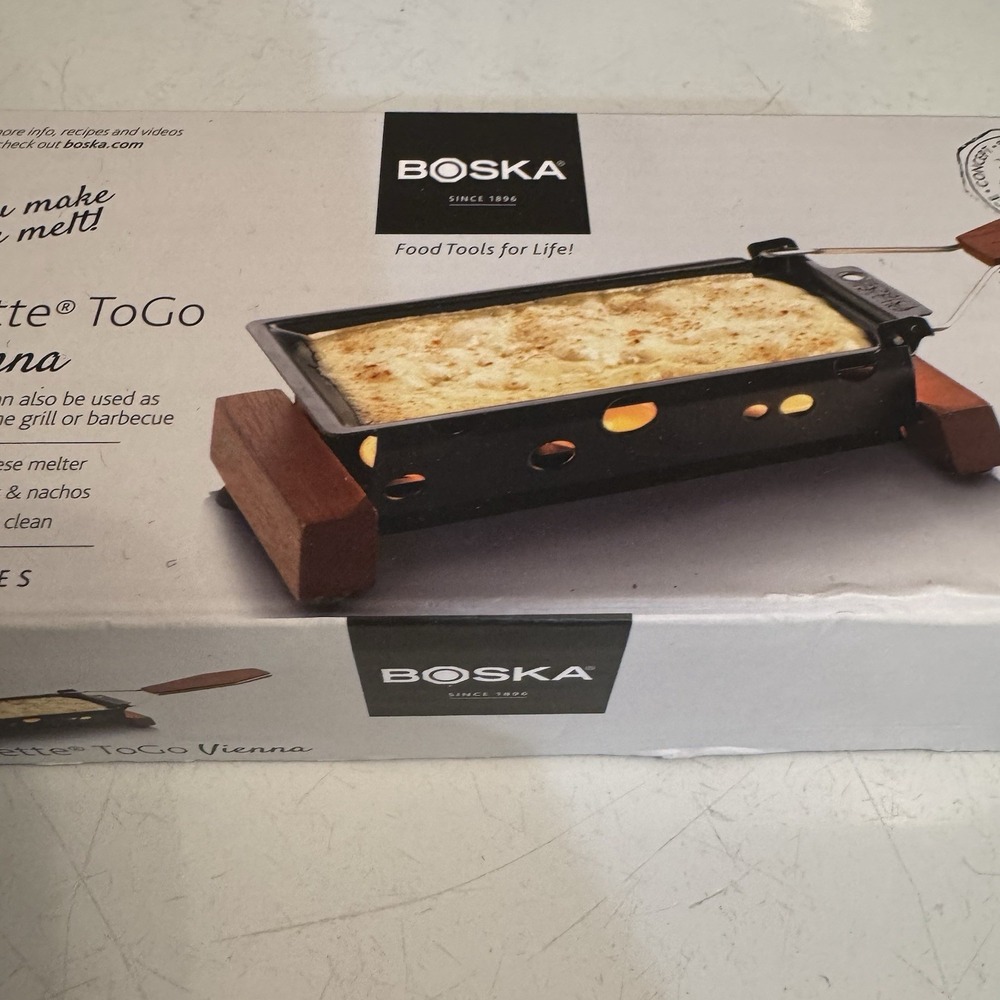 Boska Partyclette ToGo Barbeclette Raclette Cheese Melt‎ Tabletop Cheesewares